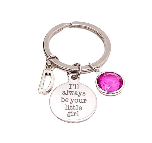 I’ll Always Be Your Little Girl Keychain, Keychain for Mama, Mom Gift from Daughter, Meaningful Christmas Gift for Mother, Gift for Dad