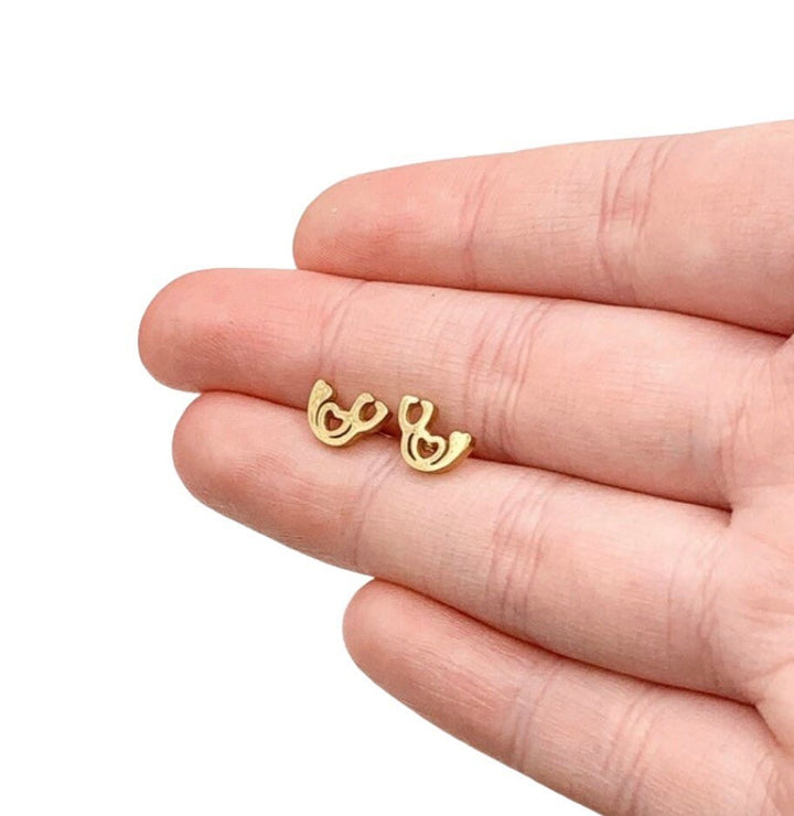 Boucles d'oreilles minuscules stéthoscope, cadeau pour les infirmières, cadeau pour étudiantes en médecine ou en soins infirmiers, bijoux pour infirmières, cadeau de fin d'études pour infirmières