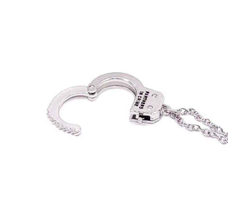 Porte-clés « Complices », lot de 2 porte-clés menottes assortis, cadeau pour meilleure amie, porte-clés d'amitié personnalisés, cadeau BFF, cadeau pour la bande