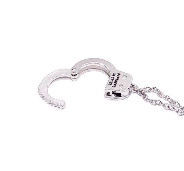 Partners in Crime Keychains, Handcuffs Matching Keychain Set for 2, Bestfriend Gift, Personalized Friendship Keychains, BFF Gift, Squad Gift