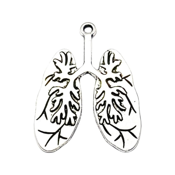 1 Lungs Charm, Individual Charms, Anatomy Charms, Biology Charms, Natomical Lungs Charm, Doctor Charms, Lung Cancer, Cystic Fibrosis, DIY