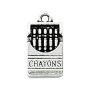 1 Crayons Charm, Individual Charms, School Charms, Teacher Charm, Education Charm, Craft Charm, Coloring Gift, Kindergarten Charm, Pencils