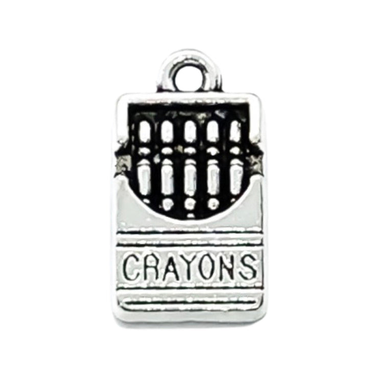 1 Crayons Charm, Individual Charms, School Charms, Teacher Charm, Education Charm, Craft Charm, Coloring Gift, Kindergarten Charm, Pencils