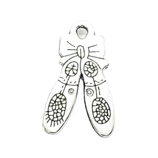 1 Tiny Ballerina Slippers Charm Silver, Ballerina Charms, Ballet  Charma, Pair of Ballet Shoes Charms, Individual Charms, Dance Charms