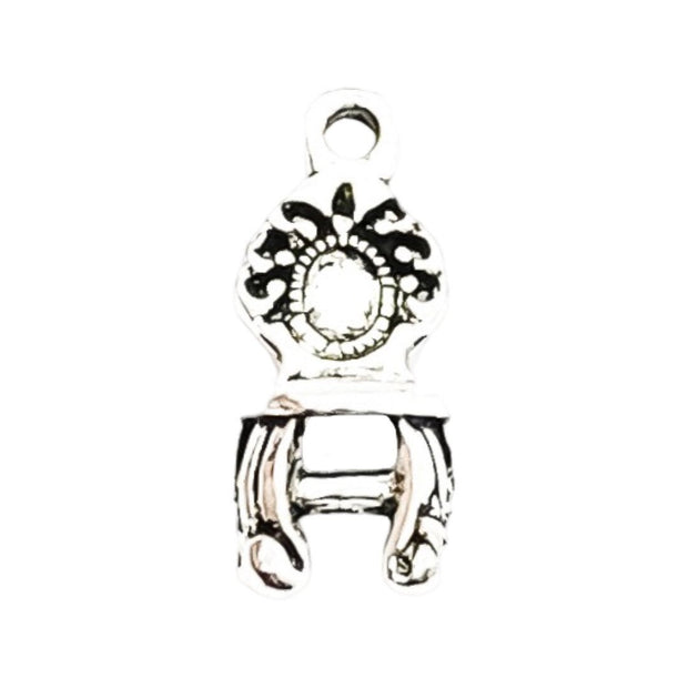 1 Tiny Chair Charm, Seating Charm, Girls Charms, Furniture Charm, Girlie Charm, Styling Gift, Shopping Charm, House Decor Charm