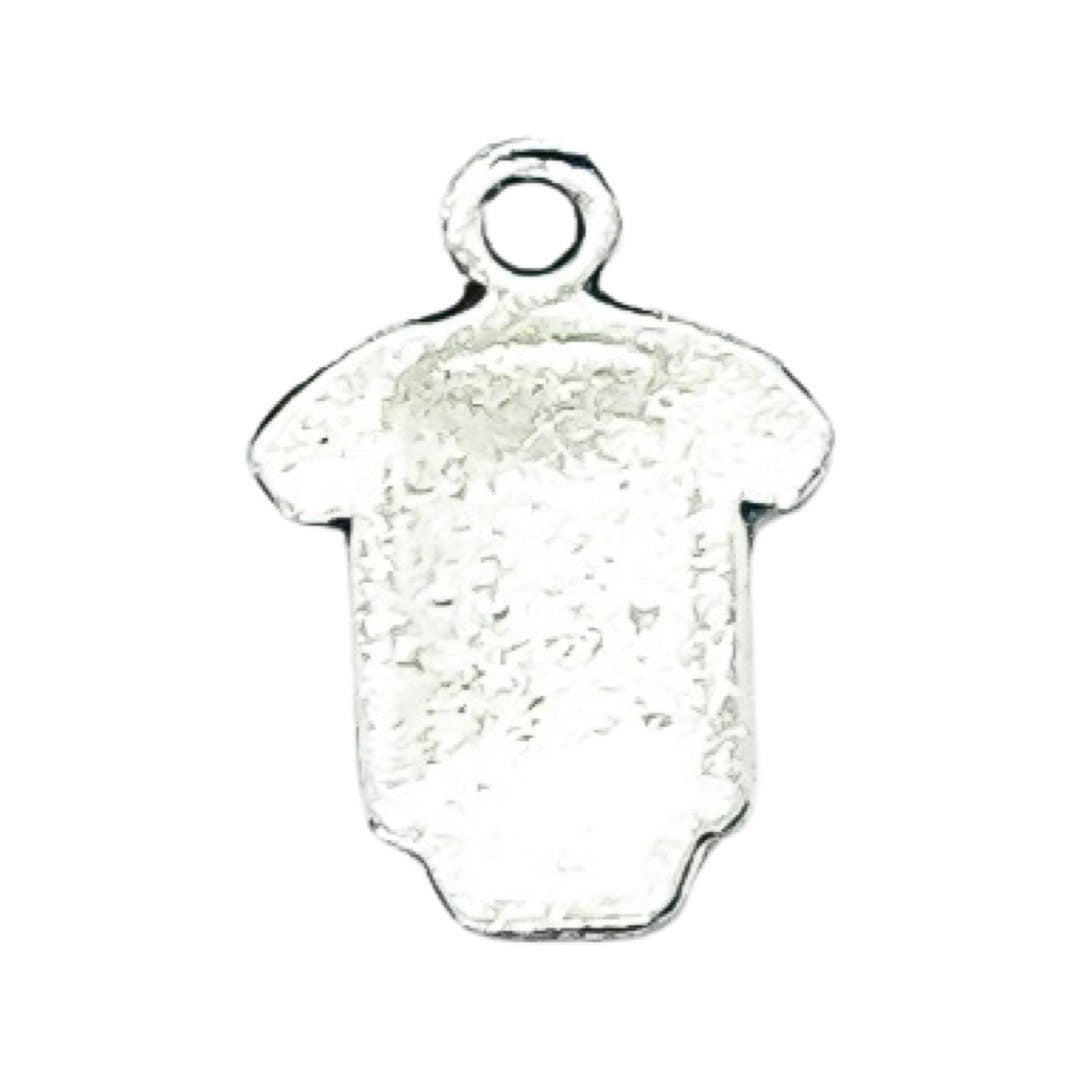 Breloque argentée pour vêtements de bébé, breloque pour body de bébé, breloques individuelles, breloques pour nouveau-né, breloques pour maman, breloques pour maman, loisirs créatifs, breloques mignonnes