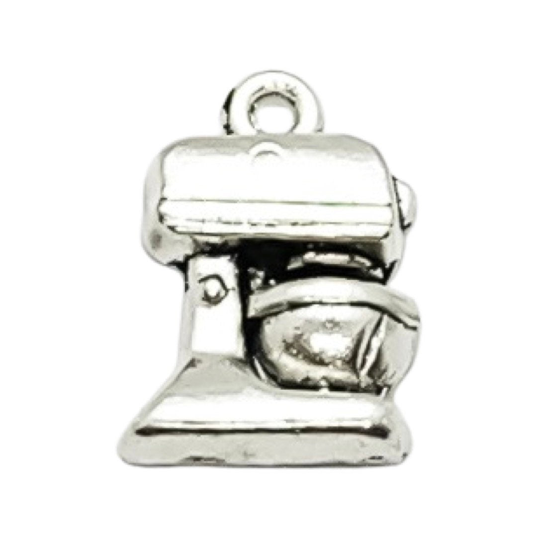 1 breloque mini robot culinaire, breloques individuelles, breloques cuisine, breloques pâtisserie, breloques boulanger, breloques de cuisine, breloque robot culinaire, breloques chef