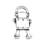 1 Tiny Robot Charm, Little Boy Charms, Toy Charms, Electronic Charms, DIY Craft, Cute Charms, Kids Pendants