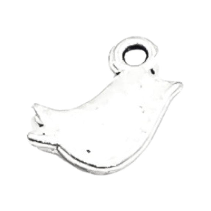 1 Tiny Bird Charm, Gardening Charms, Gift for Gardener, Garden Charms, Birdie Charm, Chickadee Charm, Backyard Charms, Animal Charms