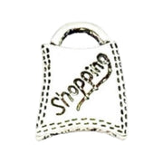 1 Tiny Shopping Bag Charm, Girls Charms, Individual Charm, Shopper Gift, Girlie Charm, Teen Girl Charm, Shopaholic, Shopping Charm