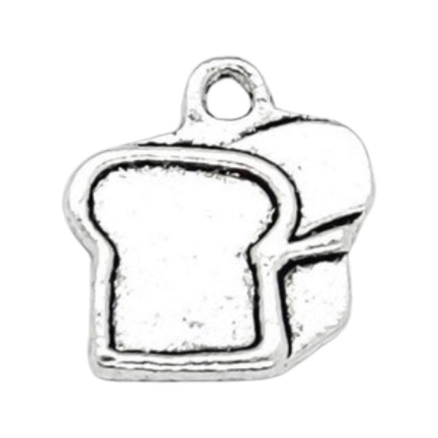 1 Bread Loaf Charm, Individual Charms, Cooking Charms, Baking Charms, Miniature Food Charms, Bakery Charms, Chef Charms, DIY Jewelry