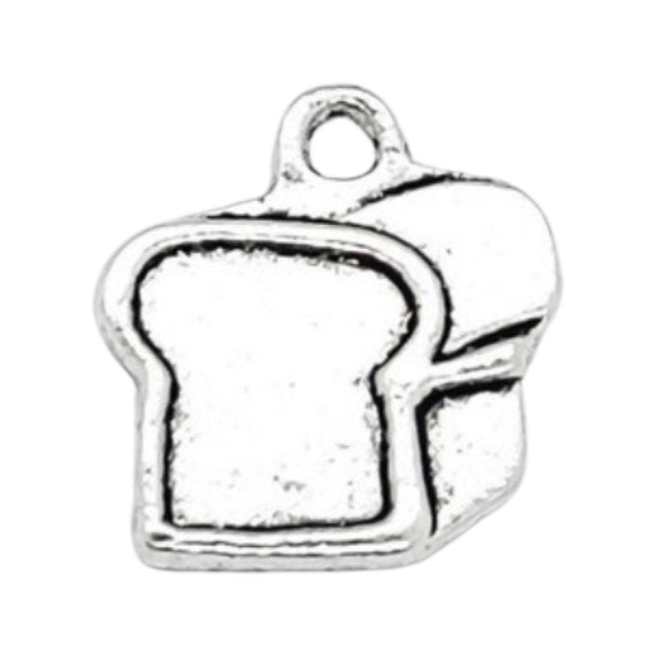 1 Bread Loaf Charm, Individual Charms, Cooking Charms, Baking Charms, Miniature Food Charms, Bakery Charms, Chef Charms, DIY Jewelry