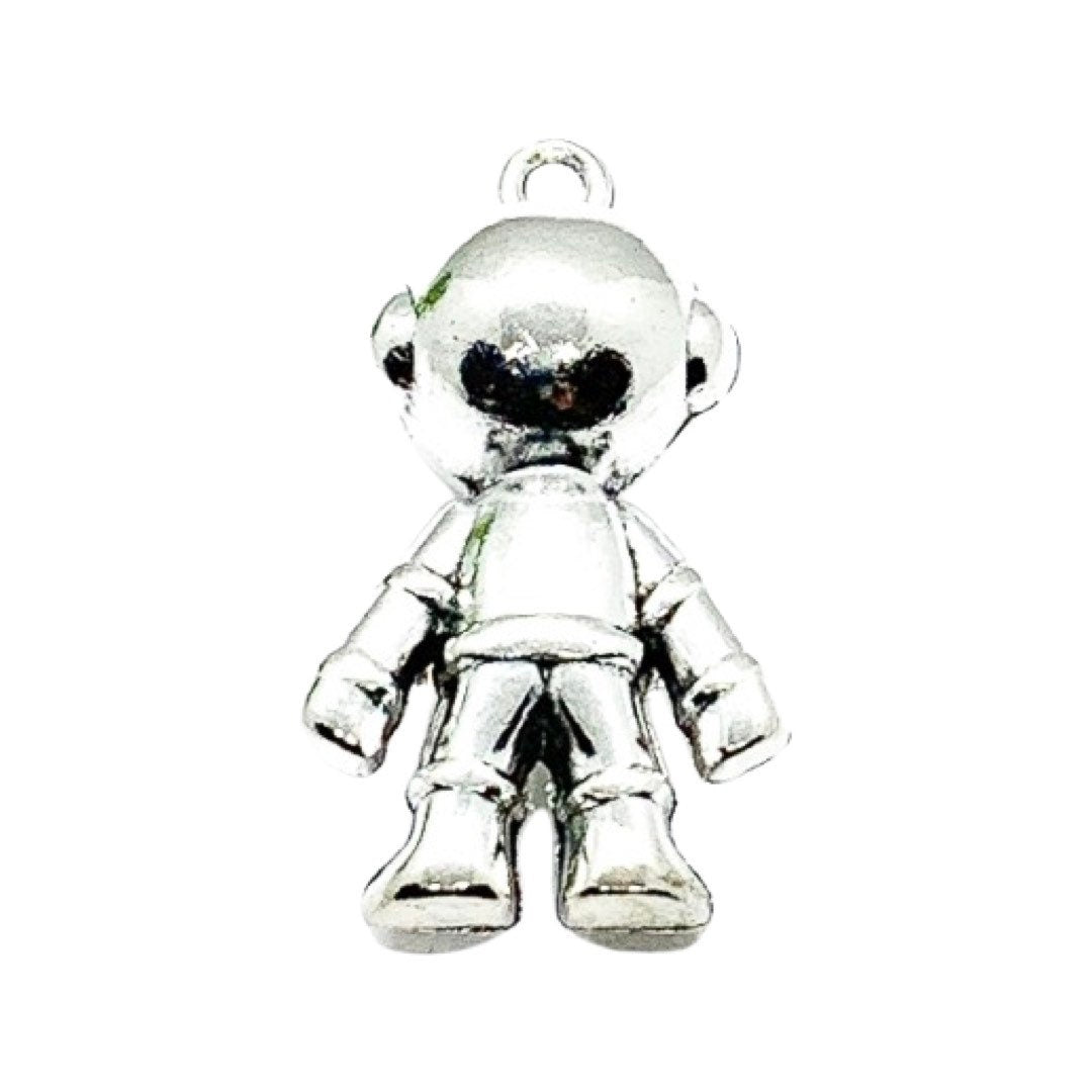 1 Breloque Astronaute Argent, Breloques Individuelles, Breloques Espace, Breloques Astronomie, Breloque Voyage Spatial, Breloque Homme de l'Espace, Breloques Science