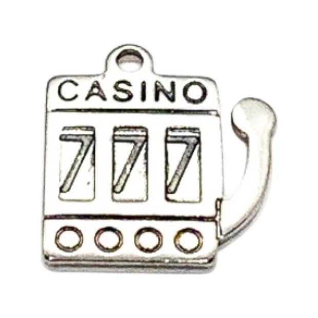 1 Casino Slots Machine Charm, Individual Charms, Gambling Charms, Las Vegas Charms, Gambler Charms, Casino Charm, Jewelry Findings, DIY