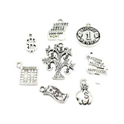 1 Winning Lottery Ticket Charm, Individual Charms, Gambling Charms, Good Luck Charms, Casino Charms, Lucky Charm, Jewelry Findings