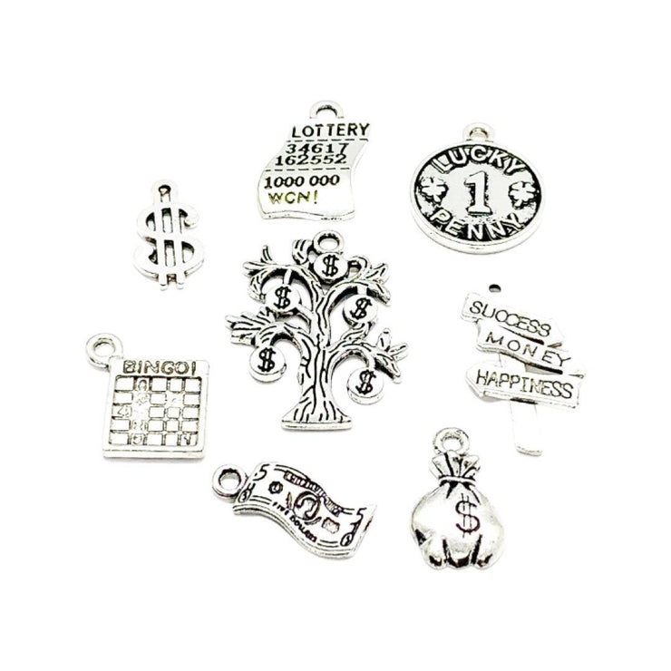 1 Winning Lottery Ticket Charm, Individual Charms, Gambling Charms, Good Luck Charms, Casino Charms, Lucky Charm, Jewelry Findings