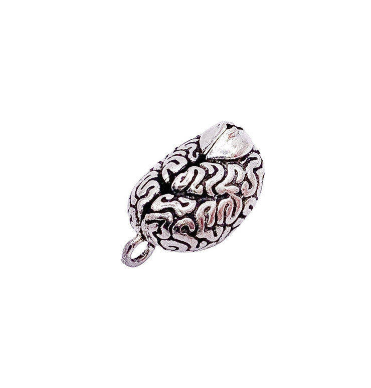 1 Large Brain Charm, Individual Charms, Anatomy Charms, Biology Charms, Nursing Charm, Doctor Charms, Anatomical Charms, Jewelry Findings