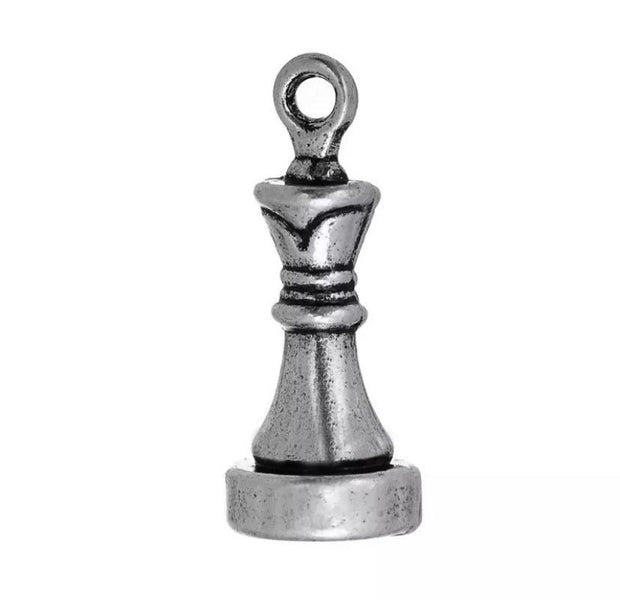 1 Chess Piece Charm, Board Game Charms, Individual Charms, Gift for Chess Player, Game of Chess Charms, Gaming Charms, Jewelry Findings