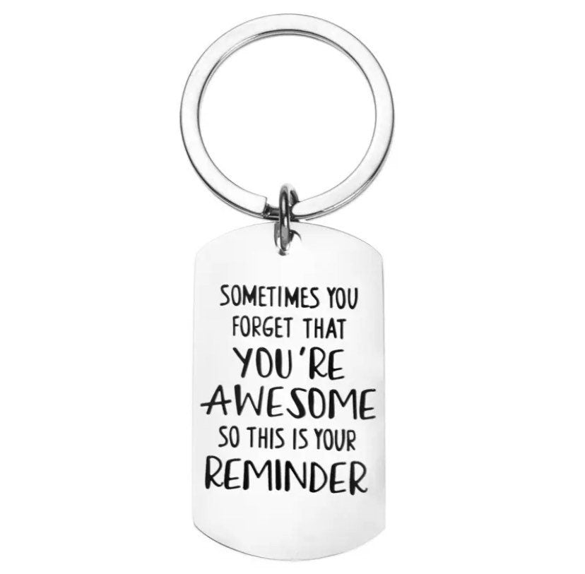 Porte-clés « Tu es génial(e) », cadeau réconfortant, porte-clés d'amitié, petit cadeau pour remonter le moral, cadeau pour meilleur(e) ami(e), cadeau d'anniversaire