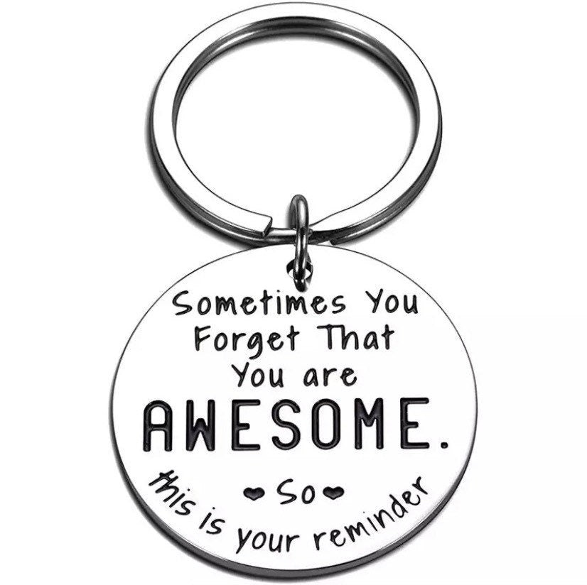 Porte-clés « Tu es génial(e) », cadeau réconfortant, porte-clés d'amitié, petit cadeau pour remonter le moral, cadeau pour meilleur(e) ami(e), cadeau d'anniversaire