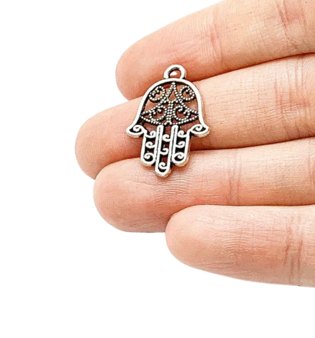 Breloques de yoga, Breloques de fitness, Yogi, Namaste, OHM, Breloques de postures de yoga, Breloque fleur de lotus, Breloque main de Hamsa, Cadeau spirituel, Méditation, Spirituel