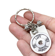 Every Rep Counts, Barbell Charm, Fitness Keychain, Workout Motivation, Gym Accessories, Bodybuilding Keychain, Fitness Instructor Gifts