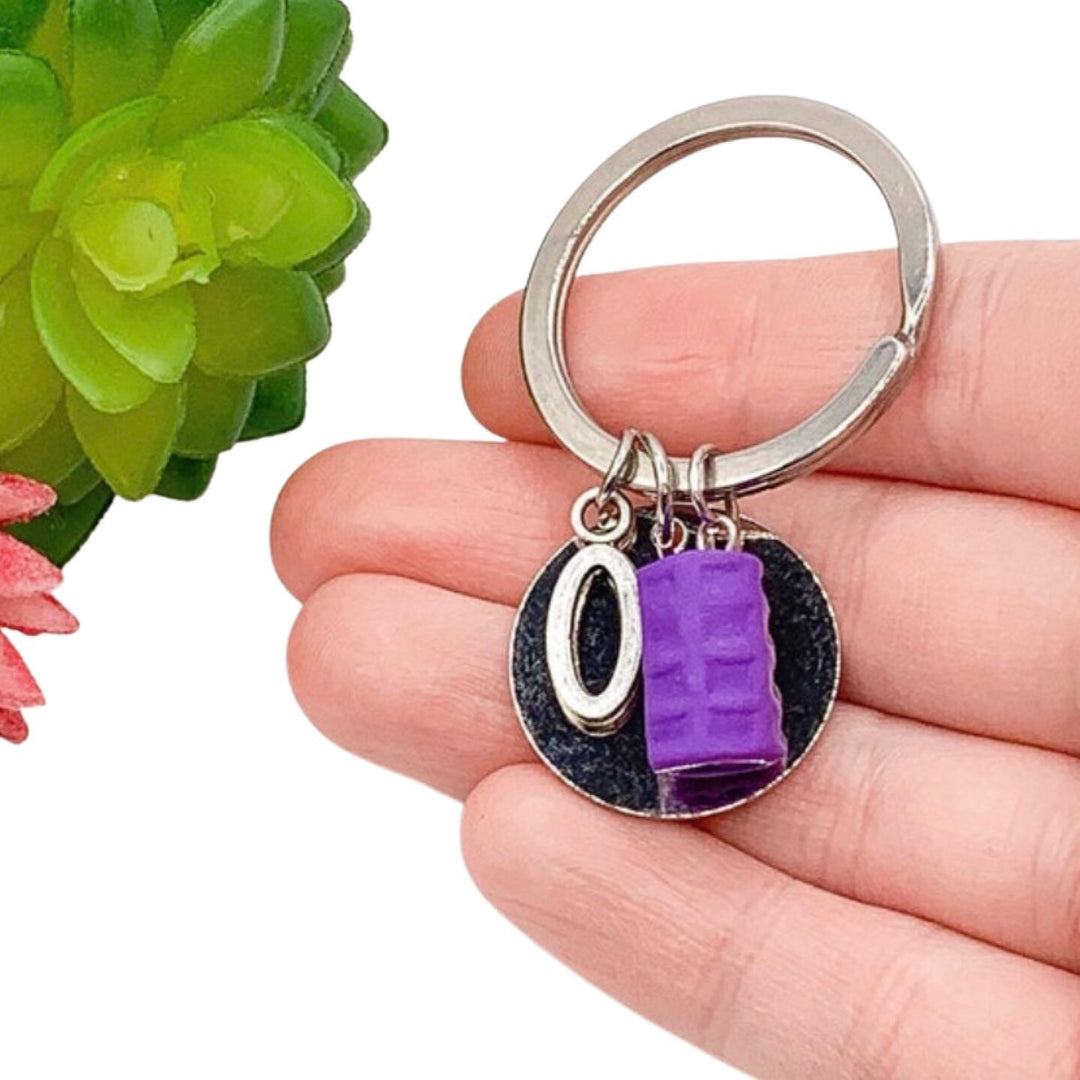 Porte-clés Yoga, citation Namasté au lit, porte-clés mini tapis de yoga, cadeau pour professeur de yoga, cadeau pour passionnée de yoga, cadeau de Noël mignon pour yogi