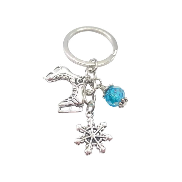 Porte-clés patinage artistique, cadeau pour patineuse, breloque patinage artistique, cadeau pour fille, cadeau pour jeune fille, porte-clés unique, petit cadeau