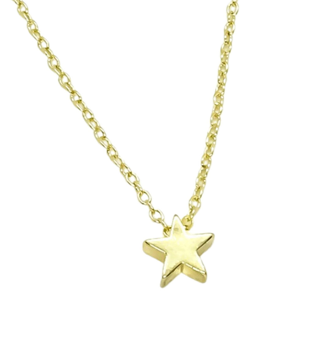Tiny Star Necklace, Rose Gold, Silver, Gold, Best Friends Are Like Stars