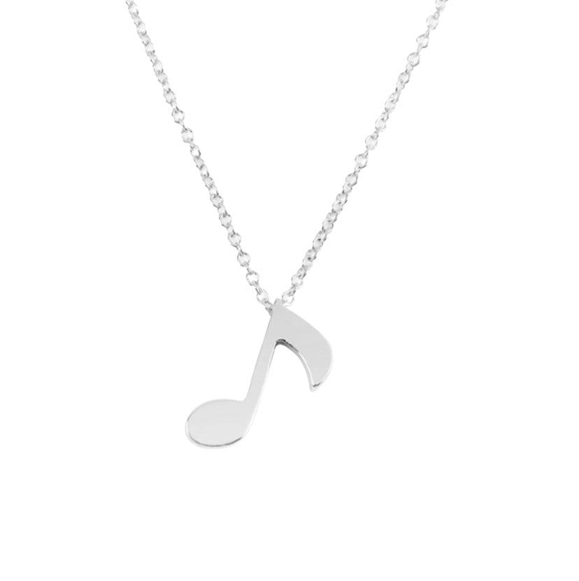 Collier avec note de musique, carte pour professeur de musique, bijou musical, cadeau pour musicien, collier pour chanteur, cadeau pour compositeur, bijou pour chanteuse