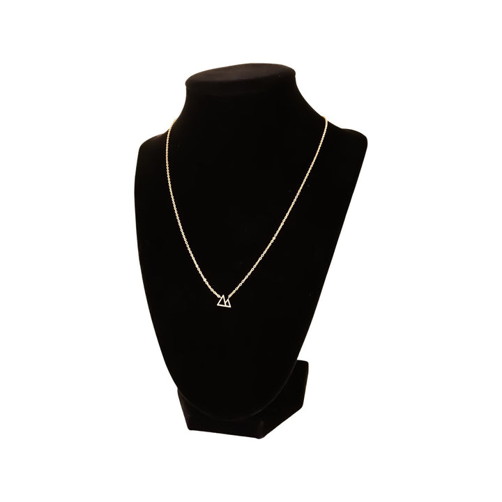 Collier Montagne, Pendentif Twin Peaks, Bijou délicat, Cadeau de départ pour une amie, Collier minimaliste, Cadeau pour une nouvelle aventure, Cadeau de Noël