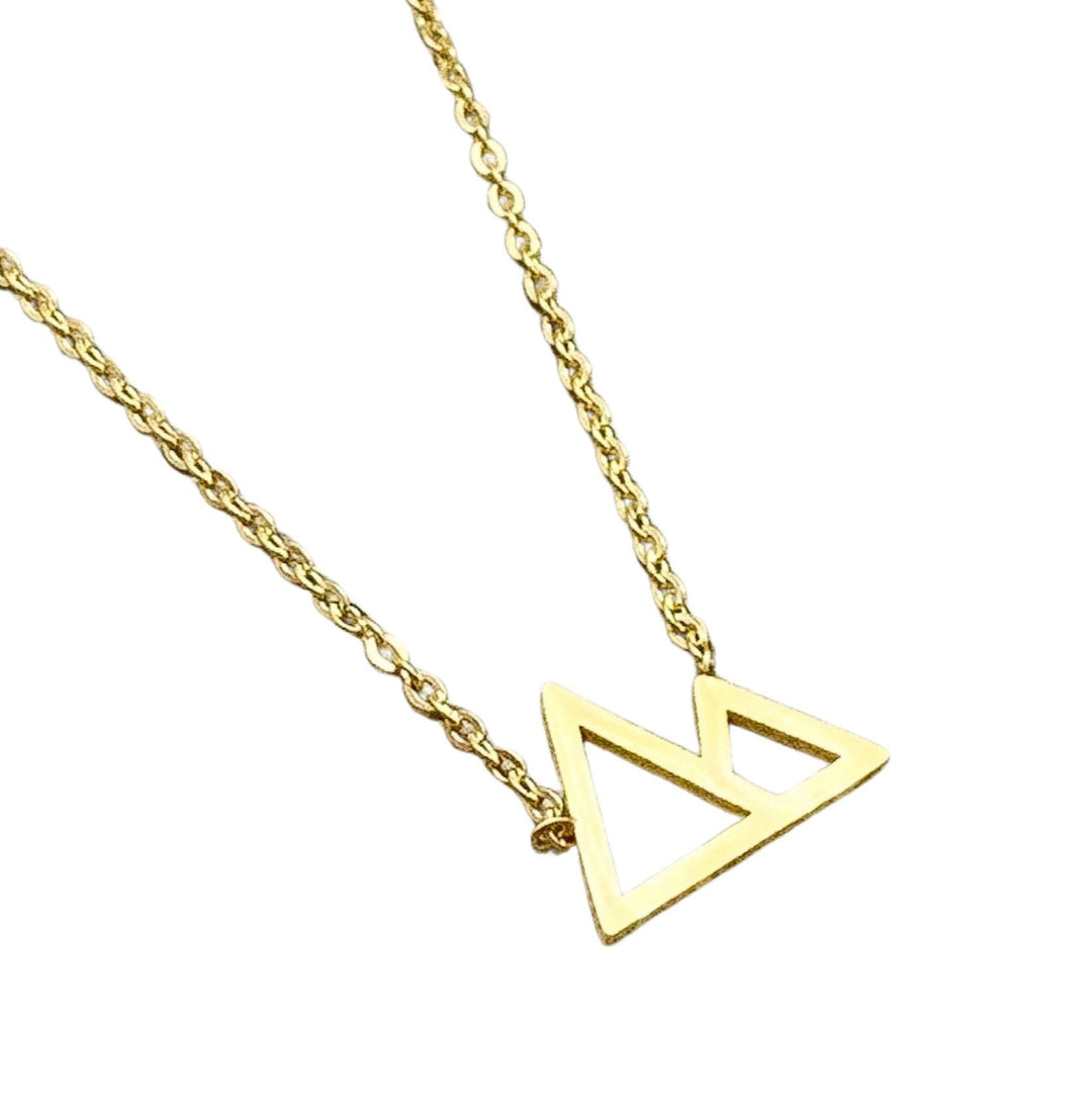 Collier Sommets de Montagne, Bijou de Plein Air, Bijou Délicat, Cadeau de Départ pour une Amie, Collier Minimaliste, Cadeau Aventure, Cadeau de Noël