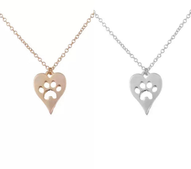 Tiny Paw Print Necklace, Dog Lover Necklace, Cat Lover Gift, Dog Owner Gift, Cat Mom Gift, Cat Memorial Gift, Loss of Pet Keepsake