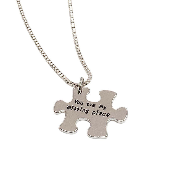 You Are My Missing Piece Necklace, Puzzle Piece Necklace, Friendship Jewelry, Gift for Best Friend, Gift for Girlfriend, Christmas Gifts