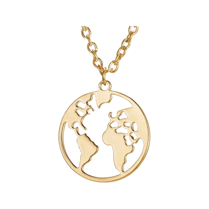 Collier Globe Terre, Pendentif Planète Terre, Bijou de voyage, Cadeau idéal pour les voyageurs, Collier tendance, Cadeau pour une nouvelle aventure