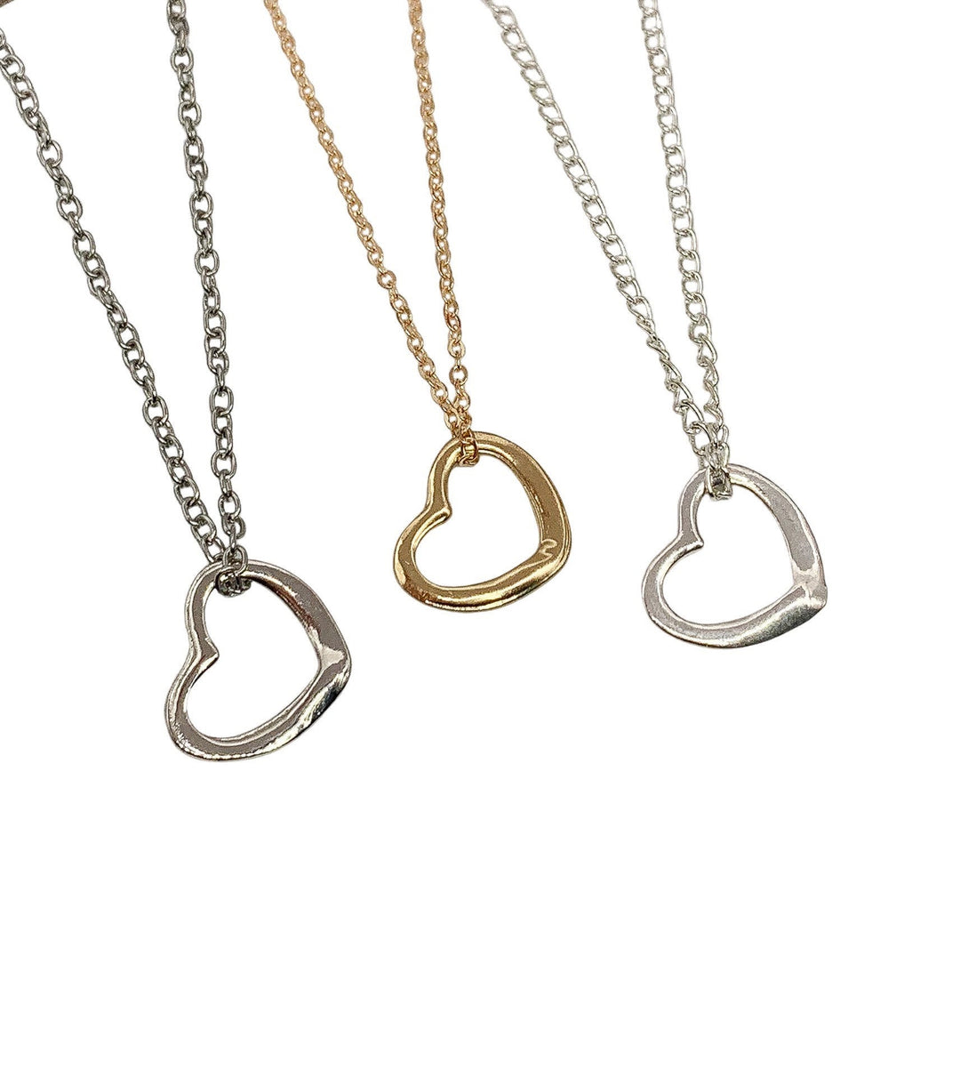 Collier Cœur Ouvert Argent, Collier Cœur Minimaliste, Pendentif Cœur Délicat, Cadeau pour Maman, Collier d'Amitié, Cadeau d'Anniversaire pour Elle
