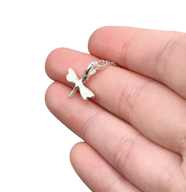 Tiny Dragonfly Necklace, Remembrance Keepsake, Memorial Gift, Grief Necklace, Mourning Jewelry, Miscarriage Necklace, Holiday Gift