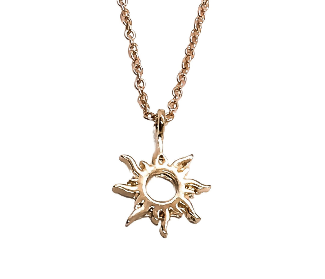Collier Soleil, Collier Soleil en Or Rose, Cadeau « Tu es mon soleil », Collier délicat, Cadeaux pour elle, Anniversaire, Meilleures amies, Petit rappel