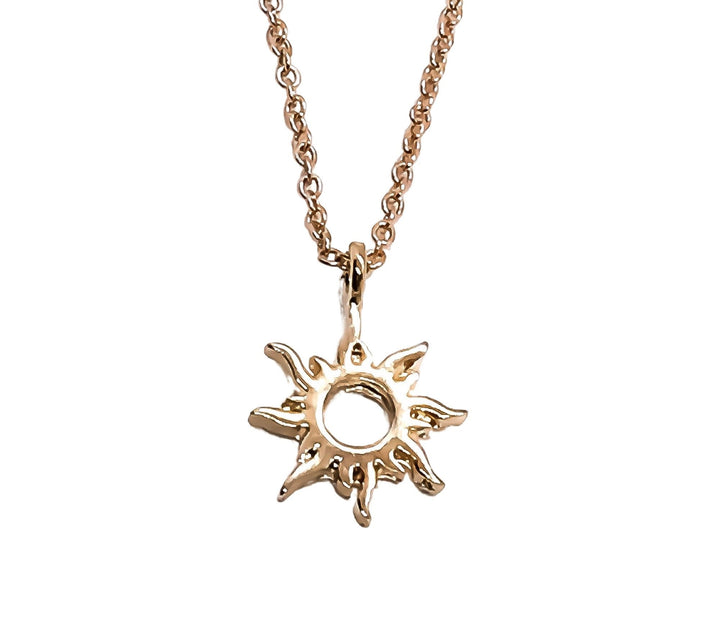 Collier Soleil, Collier Soleil en Or Rose, Cadeau « Tu es mon soleil », Collier délicat, Cadeaux pour elle, Anniversaire, Meilleures amies, Petit rappel