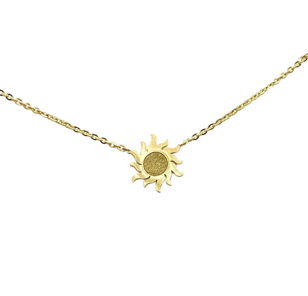 Collier « Tu es mon rayon de soleil », Collier soleil délicat, Bijou soleil, Collier d'amitié, Pendentif étoile, Cadeau pour petite amie, Cadeau d'anniversaire
