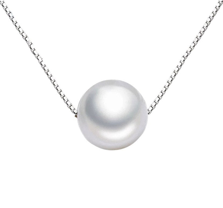 Collier de perles flottantes unique en son genre, collier d'amitié, cadeau pour meilleure amie, petit cadeau souvenir, cadeau d'anniversaire