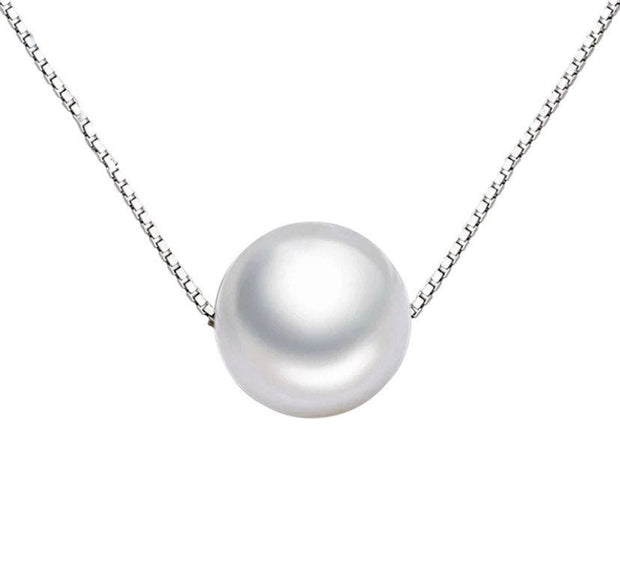 Like a Mother to Me Gift, Floating Pearl Necklace, Gift for Bonus Mom, Unbiological Mother Gift, Godmother Gift, Birthday Gift for Mom