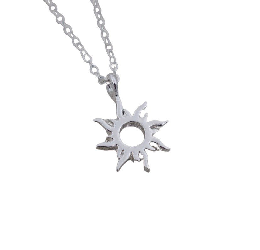 Collier « Tu es mon rayon de soleil », Collier soleil en or rose, Cadeau soleil minimaliste, Collier délicat, Cadeaux pour elle, Anniversaire, Cadeaux pour meilleures amies