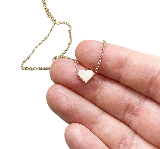 Stepdaughter Necklace, Tiny Heart Necklace, Meaningful Gift, Gift from Step Mom, Blended Family Gift, Birthday Gift, Stepdaughter Graduation