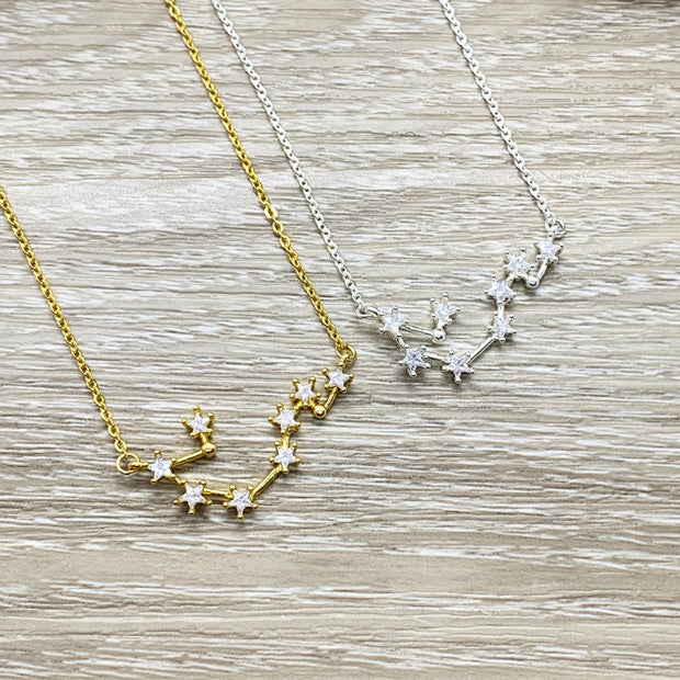 Best Friends Are Like Stars, Studded Star Necklace, Dainty Celestial Jewelry, Best Friends Birthday Gifts, Long-Distance Friendship Gift