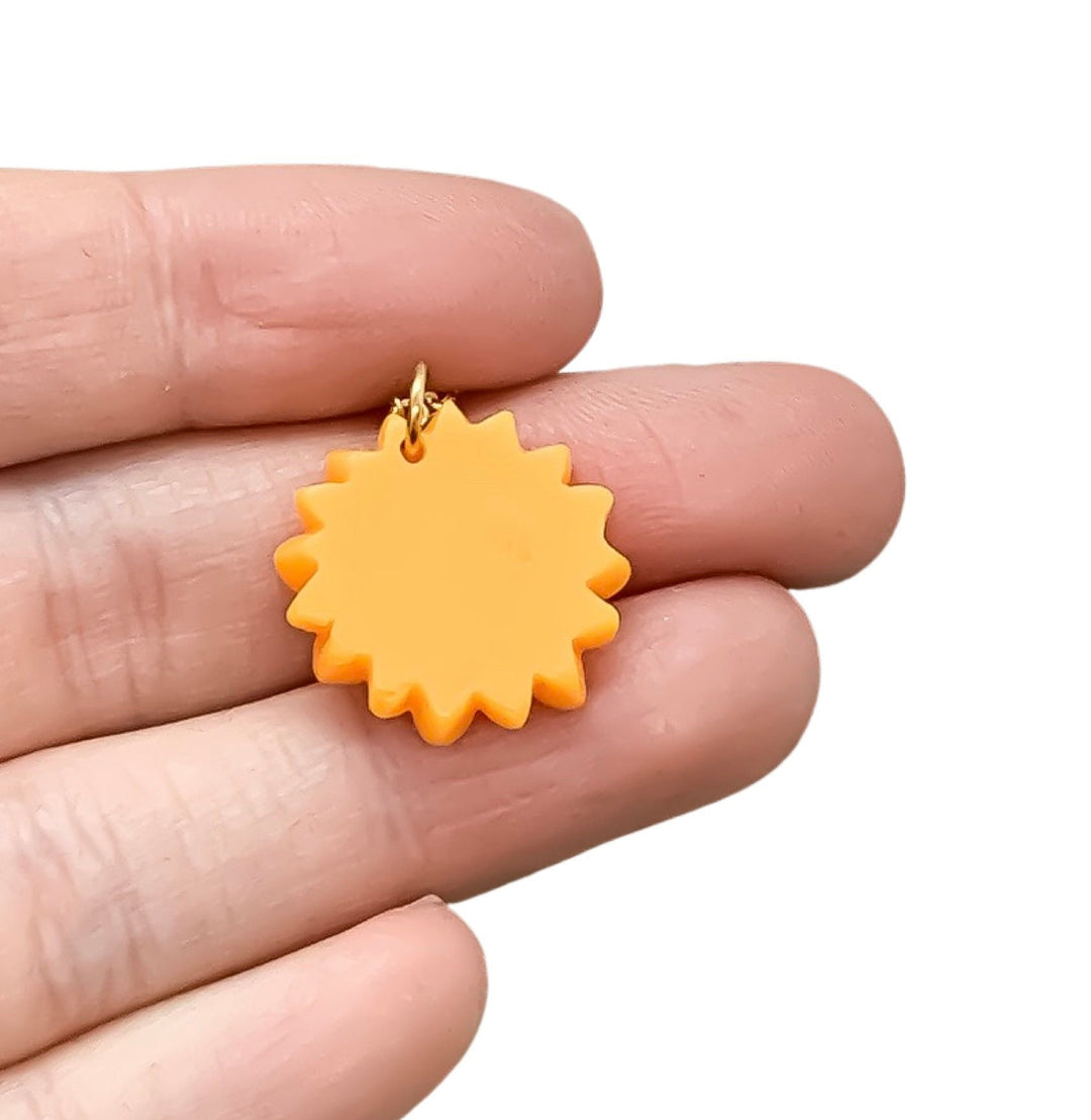 Collier Tournesol Doré, Bijou Tournesol, Collier d'Automne, Bijou d'Automne, Collier Fleur, Cadeau de Noël pour Elle, Cadeau Fête des Mères