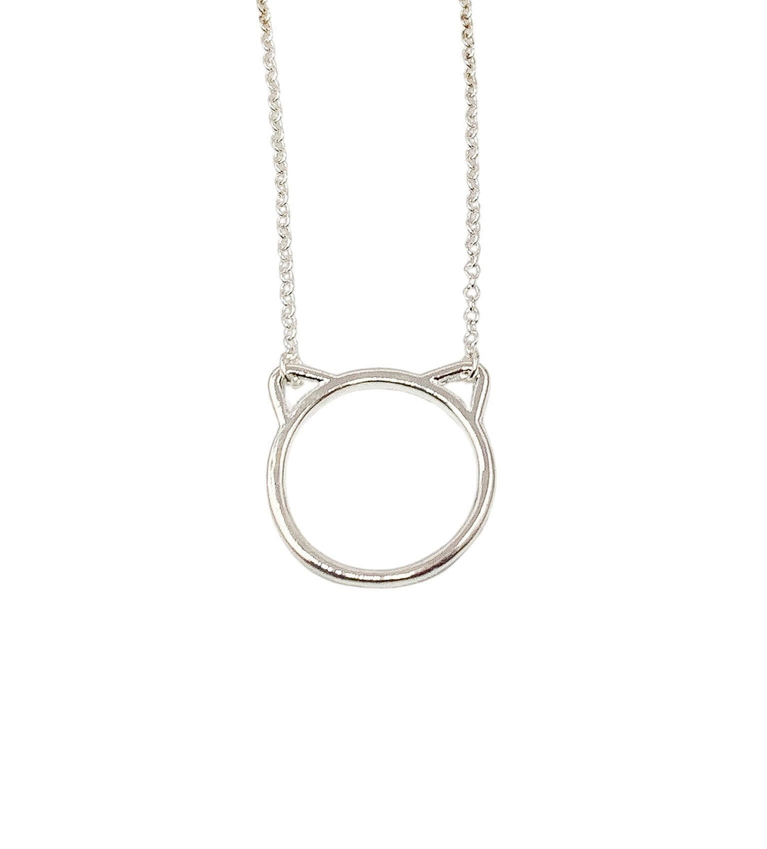 Collier pour amoureux des chats, pendentif oreilles de chat, cadeau pour propriétaire de chat, collier pour passionnée de chats, cadeau pour maman de chat, souvenir de la perte d'un chat, cadeau commémoratif