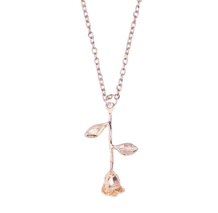 Collier rose, Collier de fleurs délicat, Bijou romantique, Pendentif floral, Cadeau d'anniversaire, Cadeau pour une amie, Cadeau de Noël pour elle