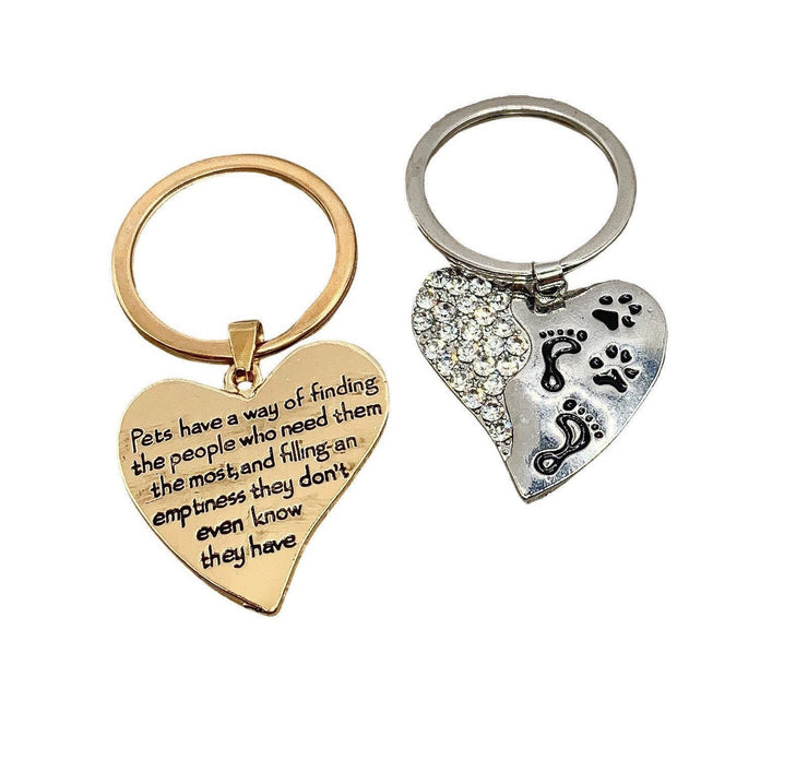 Pet Owner Keepsake, Necklace or Keychain, Pet Loss Gift, Sympathy Gift for Cat Owner, Loss of Dog, Pet Memorial Keepsake, Remembrance Gift