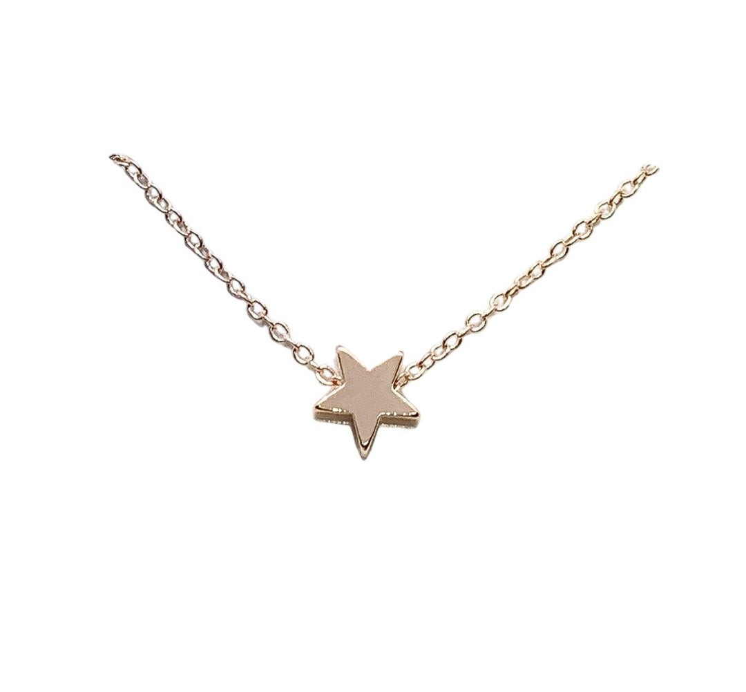 Tiny Star Necklace, Dainty Star Pendant, Layered Necklace, Minimalist Jewelry, Delicate Necklace, Little Girl Necklace, Stocking Stuffers